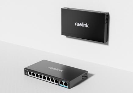 RLA-PS1 - Reolink 10-Port PoE Switch with 120W Power Budget